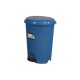 Pedal bin, plastic, ECO blue, with removable basket, 22L NO4