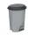 Coș de gunoi cu pedală, plastic, ECO antracit, cu coș detașabil, 22L