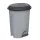 Coș de gunoi, plastic, ECO antracit, cu coș detașabil, 50L
