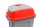 Capac coș de gunoi Hippo, plastic, roșu, 50L