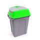 Hippo Tipper Selective waste collection bin, plastic, green, 50L