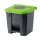Recipient de colectare selectivă a deșeurilor, plastic, acționat cu pedală, antracit/verde, 30L