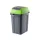 Hippo Tipping Coș de colectare selectivă a deșeurilor, plastic, antracit/verde, 25L