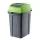 Hippo Tipping Coș de colectare selectivă a deșeurilor, plastic, antracit/verde, 70L