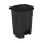 Recipient de colectare selectivă a deșeurilor, plastic, acționat cu pedală, antracit/negru, 70L