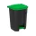 Recipient de colectare selectivă a deșeurilor, plastic, acționat cu pedală, antracit/negru, 70L