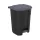 Recipient de colectare selectivă a deșeurilor, plastic, acționat cu pedală, antracit/negru, 70L