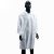 Visitor gown disposable PP patent white 115x80cm, 42g, XXL