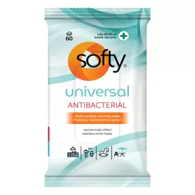   Softy Universal 60-count Antibacterial Surface Cleaning Wipes