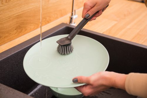 York Candy universal dishwashing brush (plastic body, Nylon fiber)