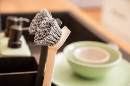 York Candy universal dishwashing brush (plastic body, Nylon fiber)