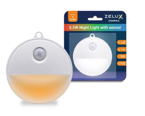 Zelux LED Motion Sensor Night Light