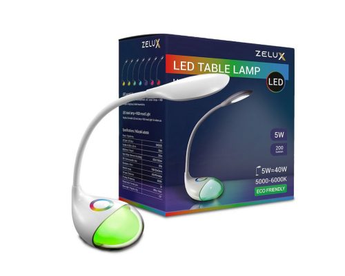 Lampă de masă LED ZELUX RGB Mood Lighting 5W