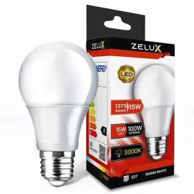 Zelux Led Globe A65 15W E27 3000K Globe žarulja