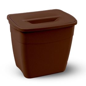   Coș de gunoi Koala cu capac 6L (Găleată suspendată) culoare crem