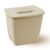 Koala garbage can with lid 6L (Hanging Bucket) cream color