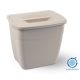 Koala trash can with lid 6L (Hanging Bucket) coffee color