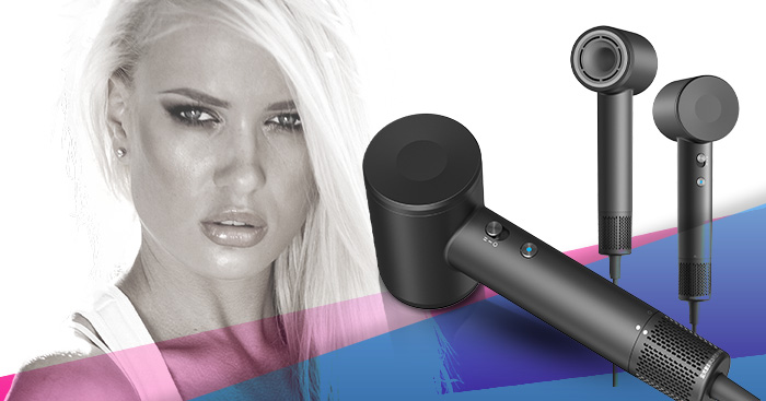 A NEGATÍV IONOK EREJE EGY HAJSZÁRÍTÓBA ZÁRVA