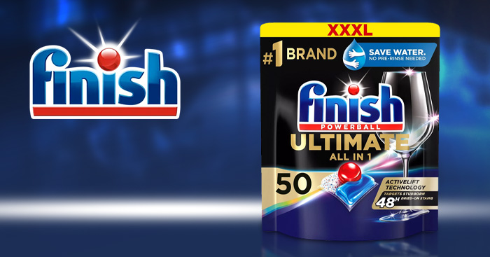 FOLTOS POHARAK ÉS RÁSZÁRADT ÉTELMARADÉKOK?  FINISH A MEGOLDÁS