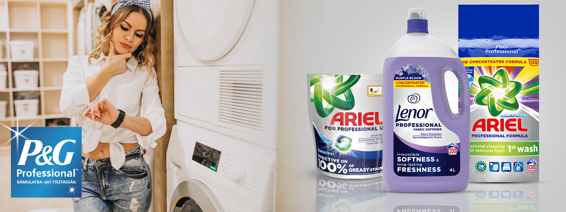 Procter&Gamble mosószerek, por és folyékony