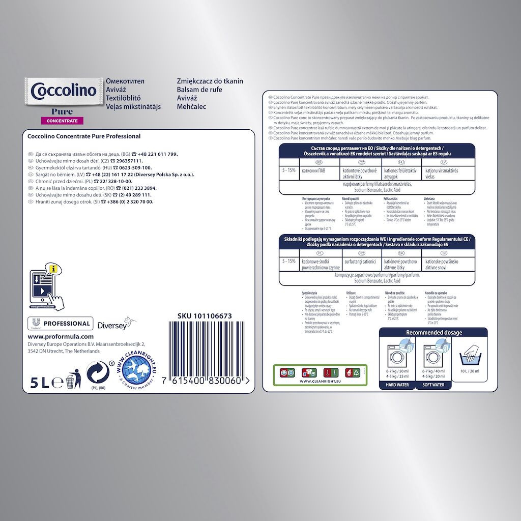 Coccolino Prof. Pure concentrate (5L)