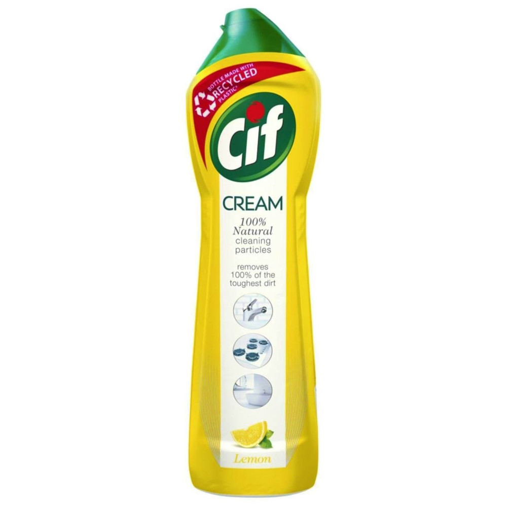 Cif folyékony súrolószer Cream Citrom (sárga) 500ml Cif folyékony súrolószer Cream Citrom (sárga) 500ml