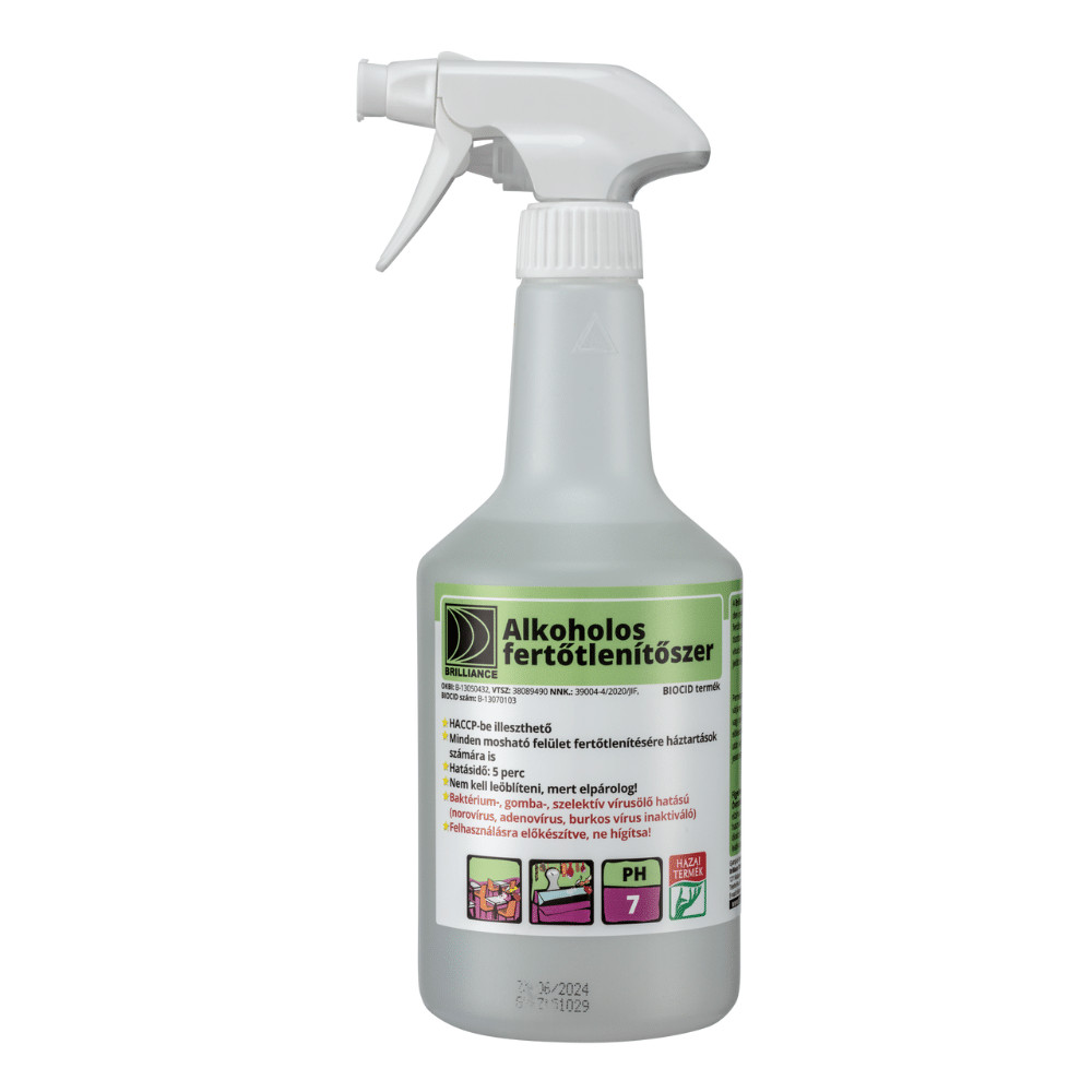 Brilliance® Alkoholos fertőtlenítő 0,75 liter