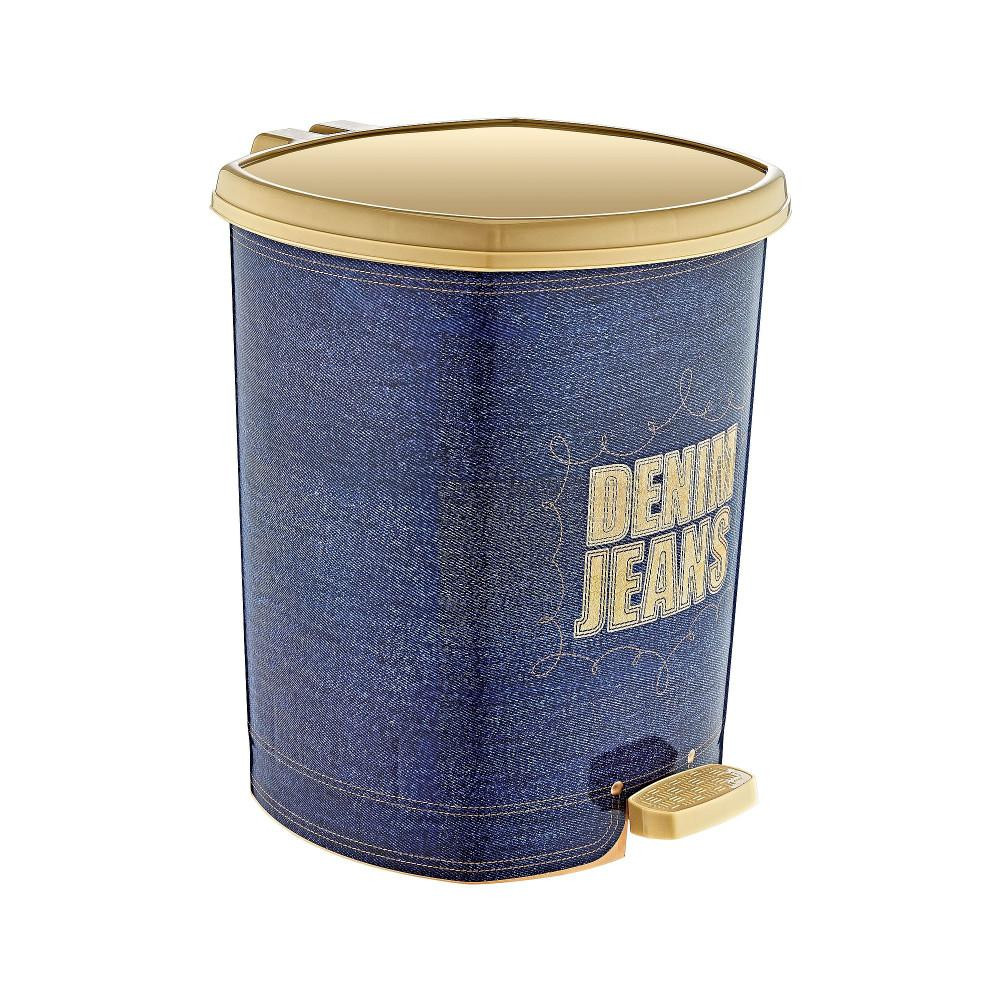 Műanyag pedálos szemetes, Denim 6L Műanyag pedálos szemetes, Denim 6L