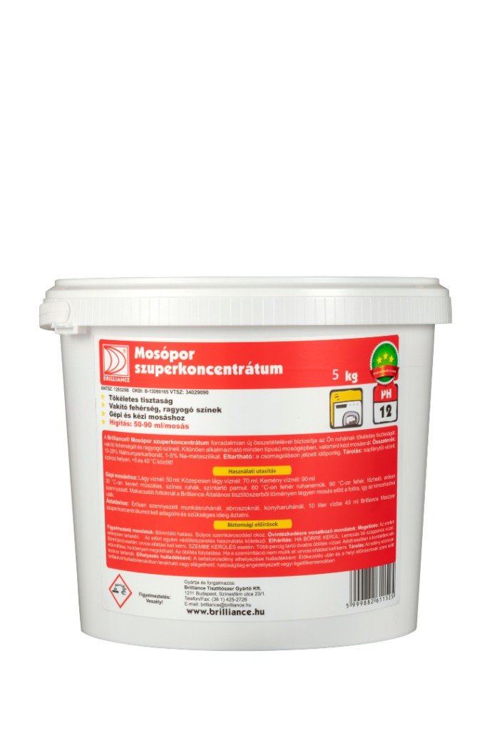 Brilliance® Mosópor szuperkoncentrátum 5 kg Brilliance® Mosópor szuperkoncentrátum 5 kg